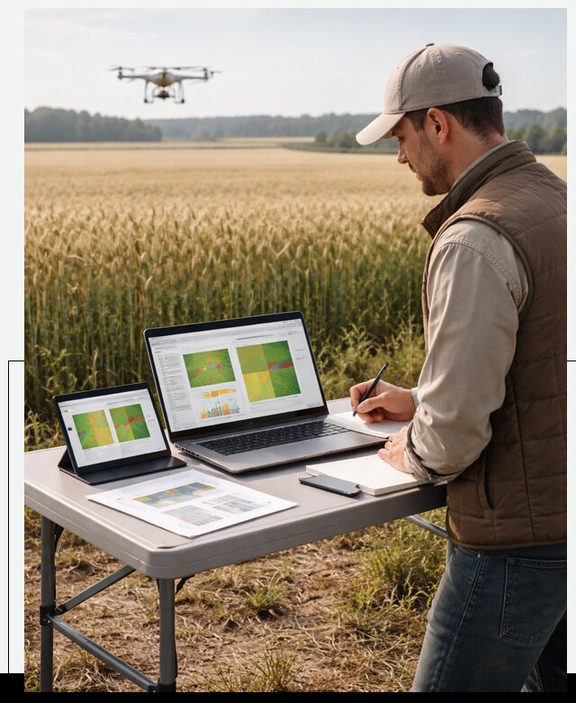 Система AI прогнозирования урожайности для точных агрономий в Дмитрах