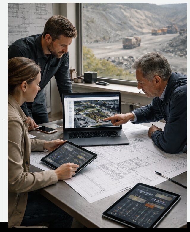 Разработка и внедрение систем для горнодобычи в Дмитрах